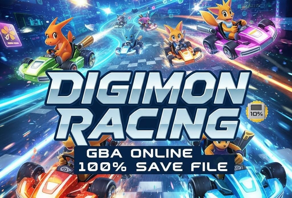 digimon racing gba online 100 save file